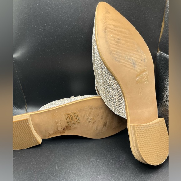 CCOCCI METALLIC BLACK SILVER LEATHER SHOES - Picture 7 of 10